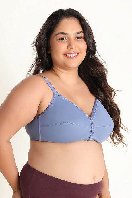 Zivame True Curv Cotton Laminated Non Wired Full Coverage Minimiser Bra - Wild Wind — image 3
